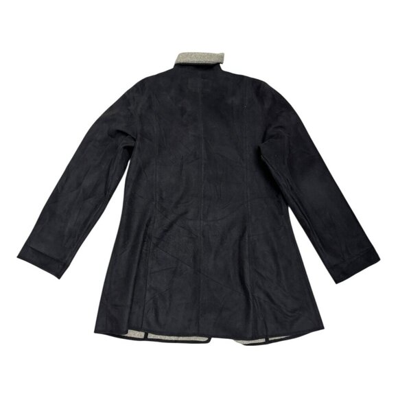 OUTBACK TRADING CO Micro Suede Swing Coat Sherpa Fleece Jacket Womens XL - Picture 4 of 7